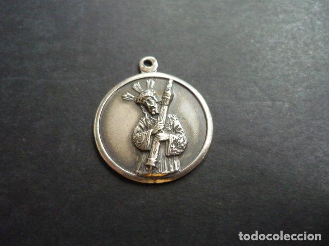 Antig&uuml;edades: MEDALLA EN PLATA JESUS DEL GRAN PODER SEVILLA 2 CM DIAMETRO - Foto 1