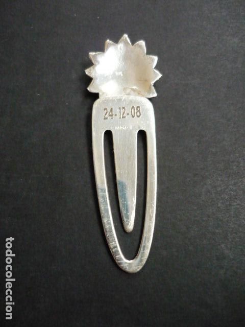Antig&uuml;edades: MARCAPAGINAS EN PLATA SOL 6 X 1,8 CM - Foto 2