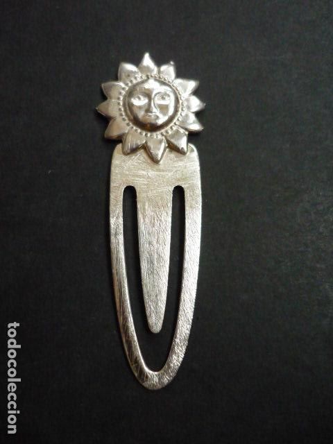 Antig&uuml;edades: MARCAPAGINAS EN PLATA SOL 6 X 1,8 CM - Foto 1
