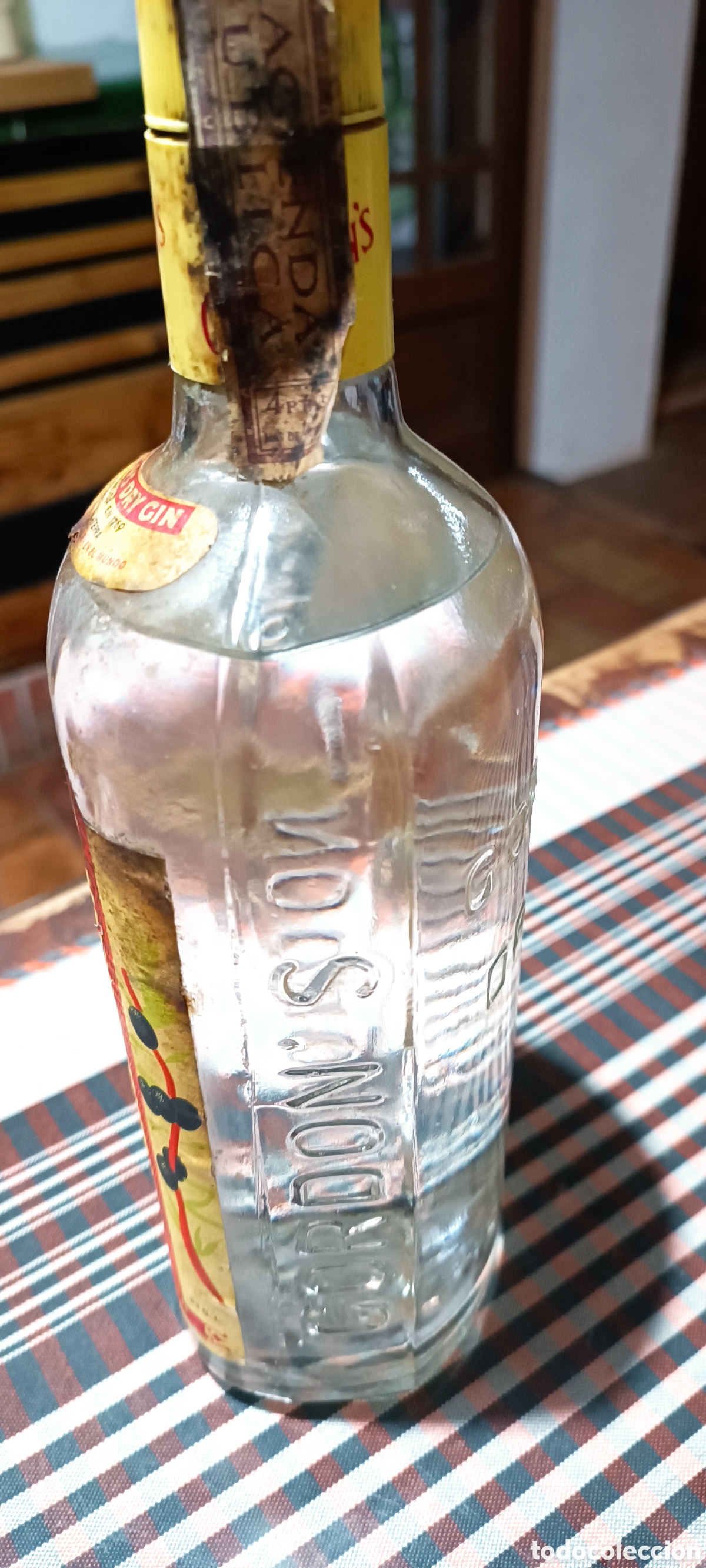 Antig&uuml;edades: Botella Gordons antigua - Foto 5