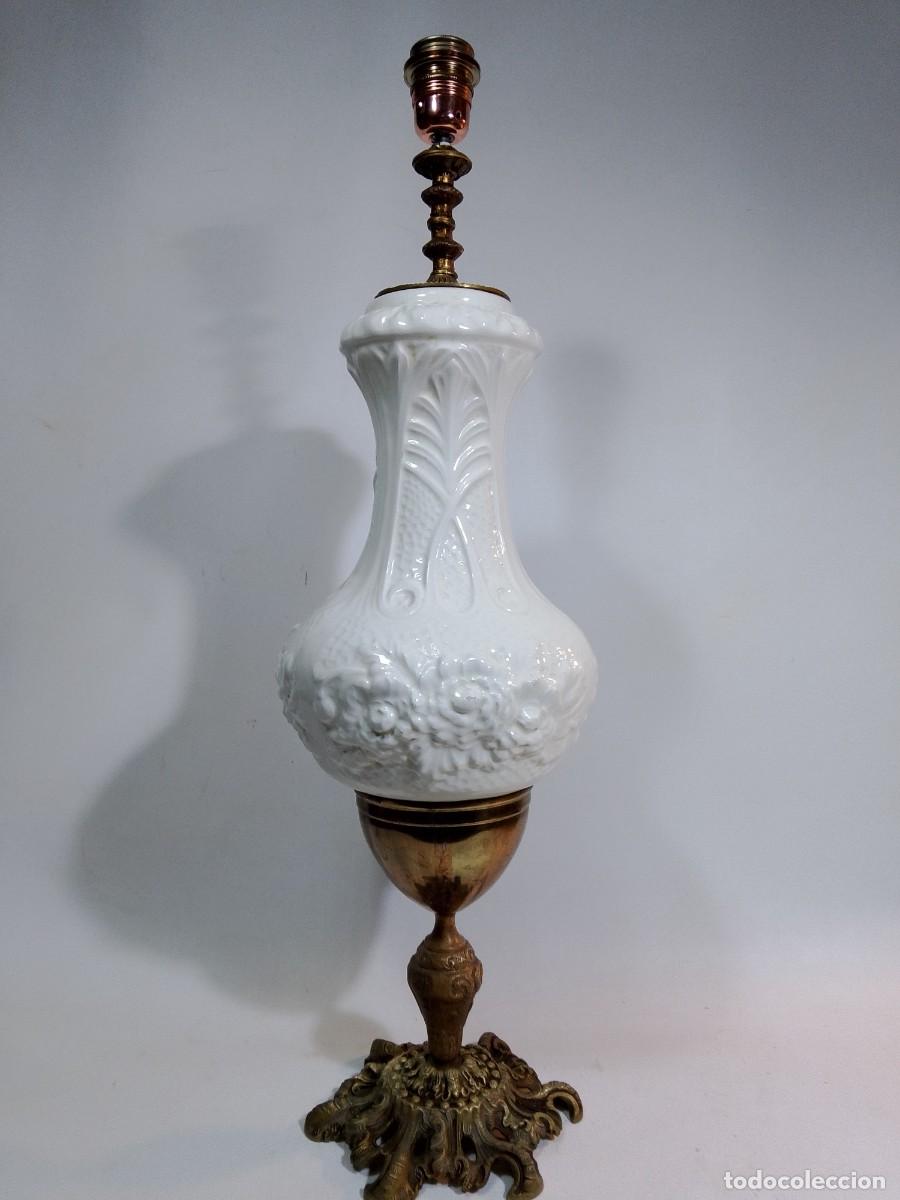 Antig&uuml;edades: lampara de mesa MANISES- - Foto 2