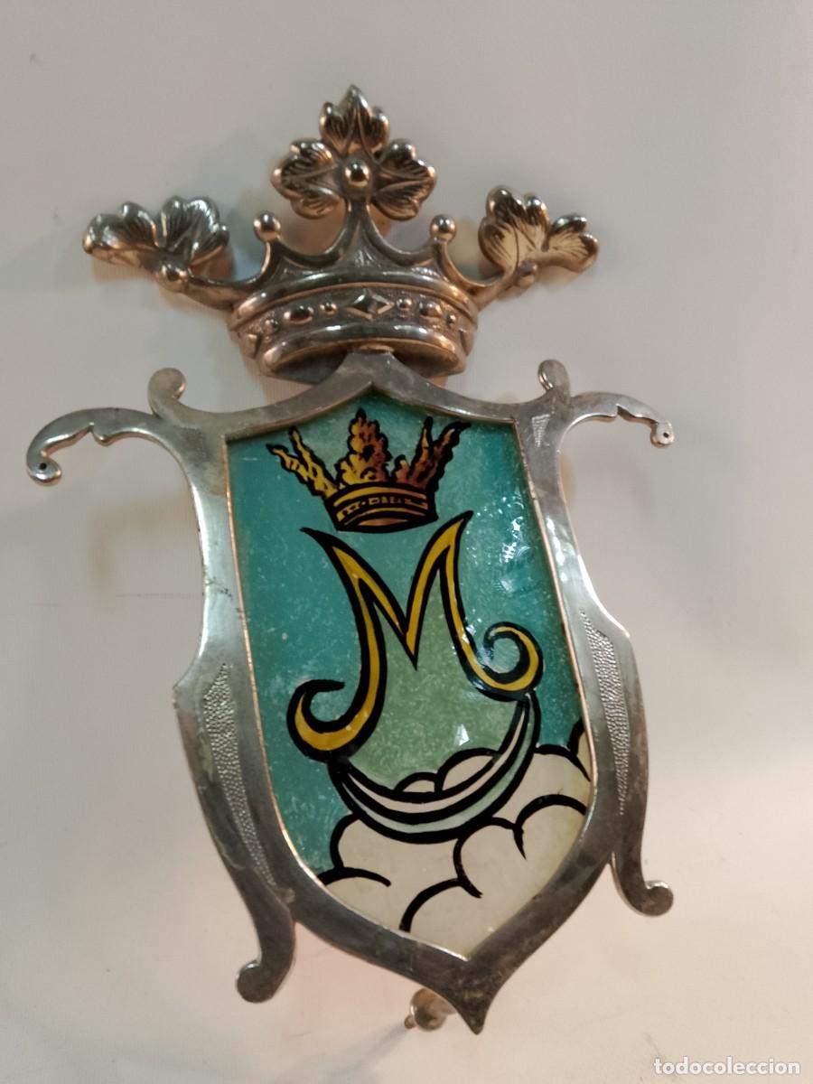 Antig&uuml;edades: PLAFON RELIGIOSO -CRISTAL PINTADO- - Foto 1