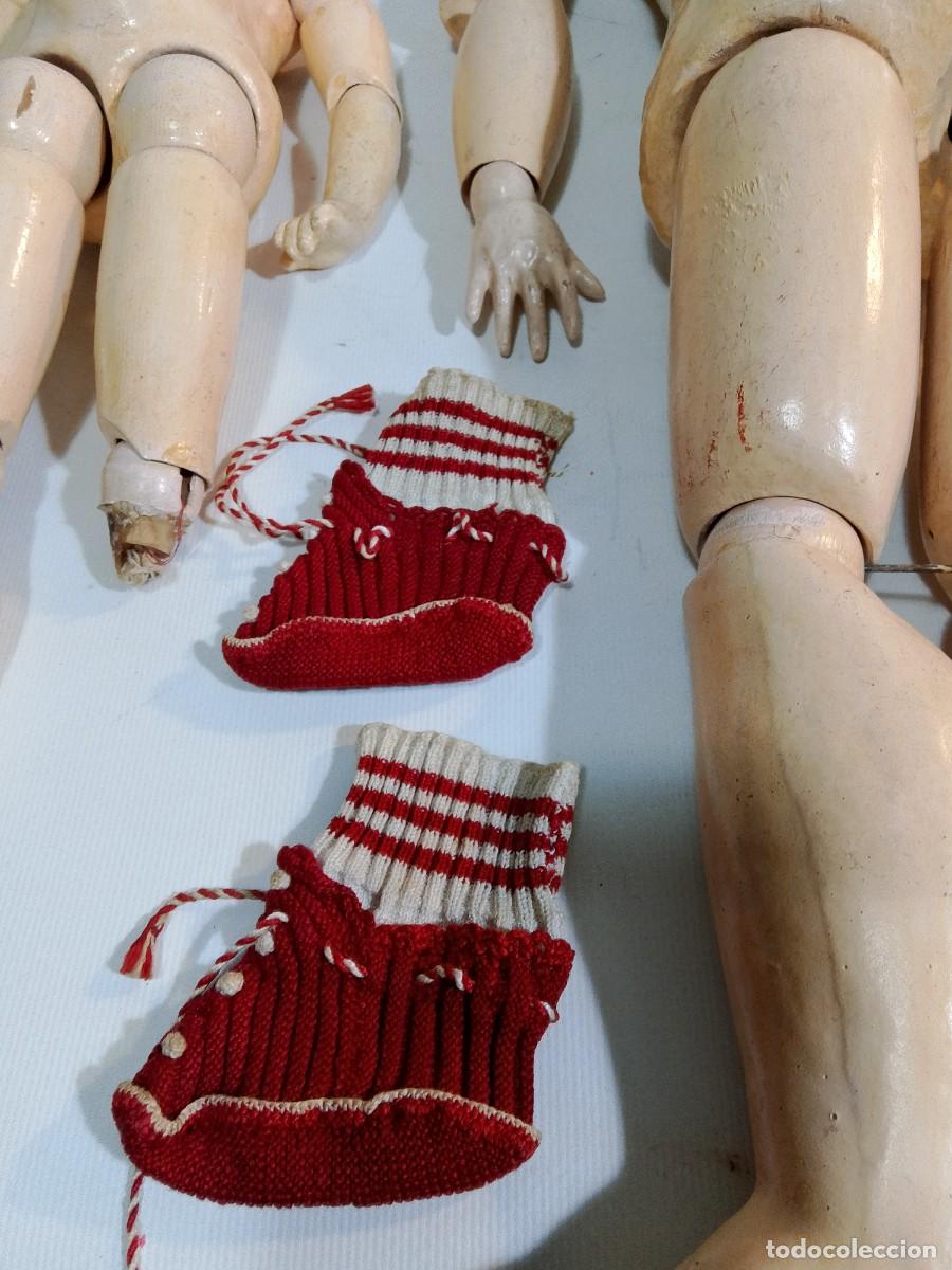 Antig&uuml;edades: CONJUNTO DE MU&Ntilde;ECAS DE PORCELANA- - Foto 3