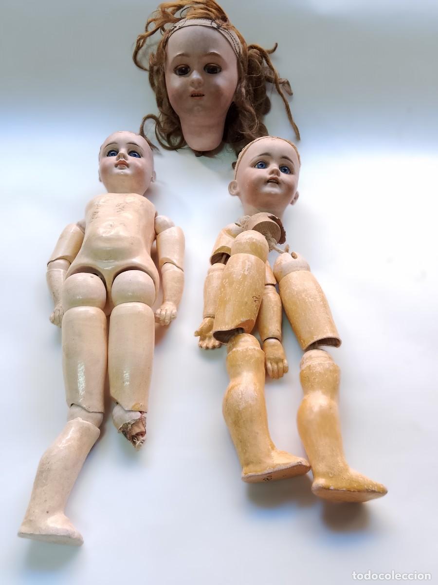 Antig&uuml;edades: CONJUNTO DE MU&Ntilde;ECAS DE PORCELANA- - Foto 13