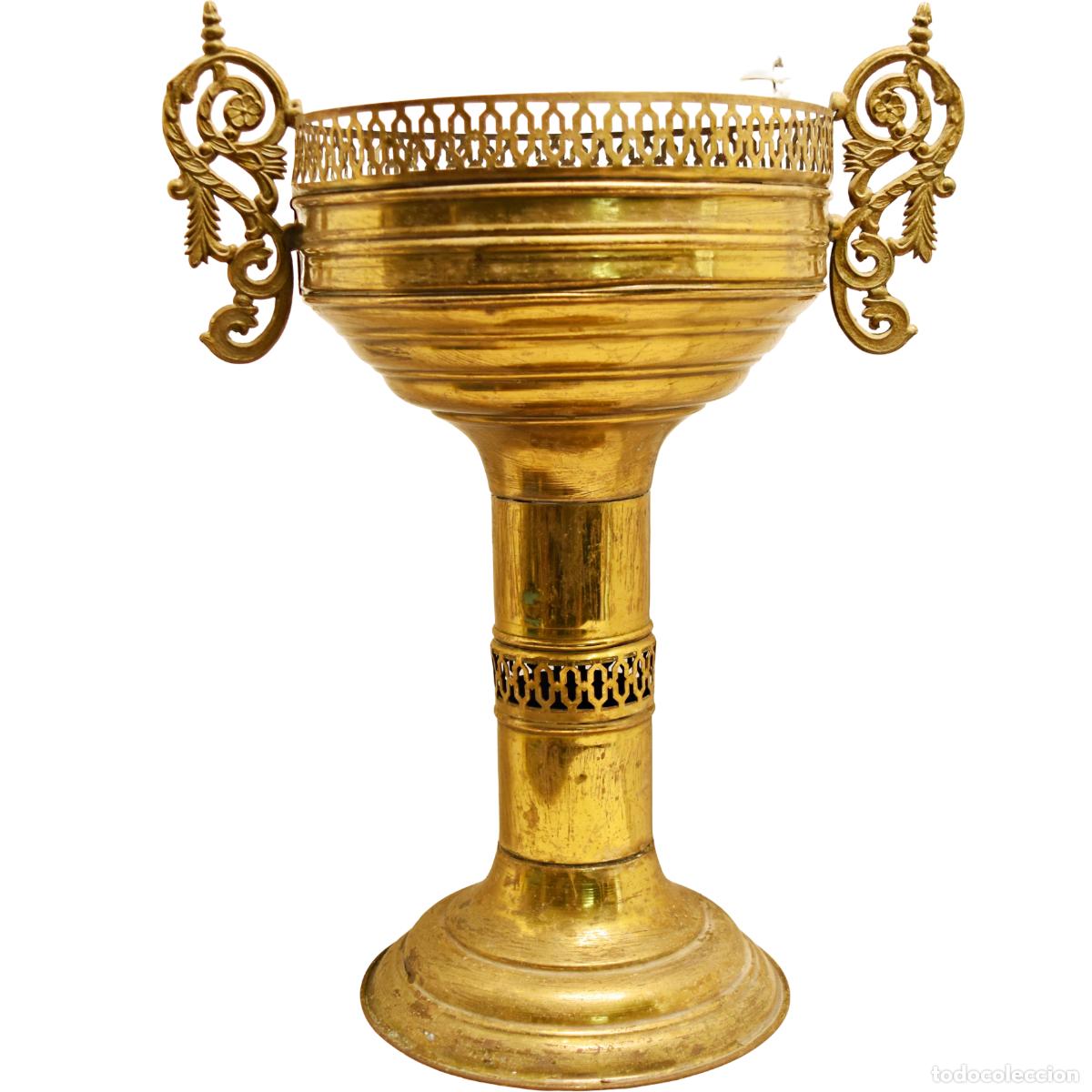 Antig&uuml;edades: Copa ornamental jardinera - 52 cm - Foto 2