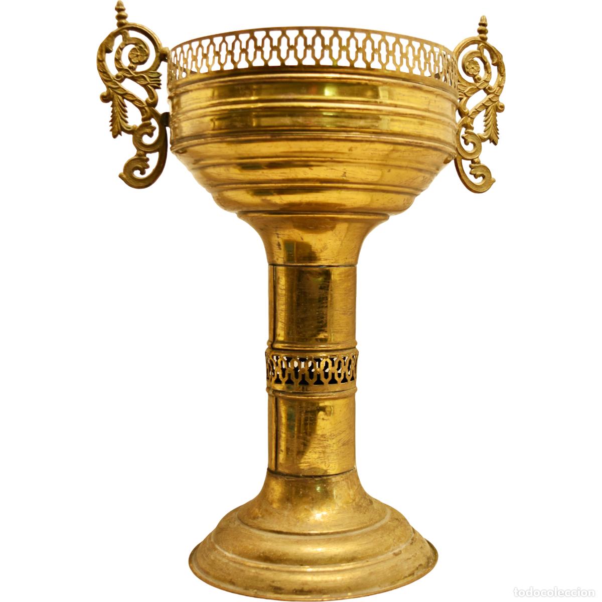 Antig&uuml;edades: Copa ornamental jardinera - 52 cm - Foto 3
