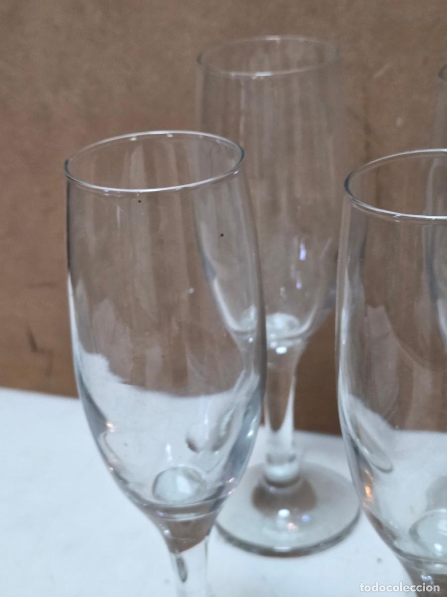 Antig&uuml;edades: 6 copas de cristal vintage - Foto 3