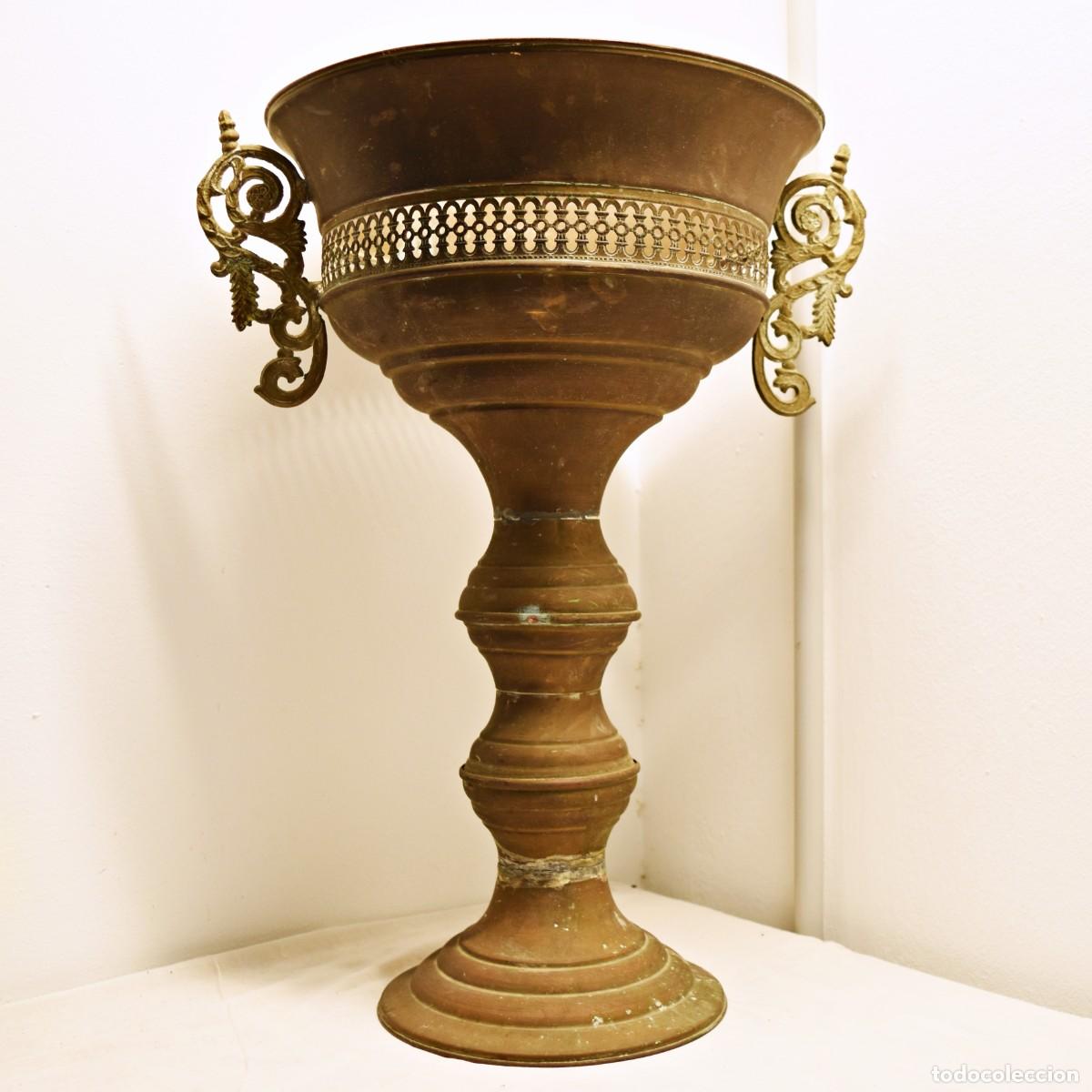Antig&uuml;edades: Copa ornamental jardinera - 51 cm - Foto 5