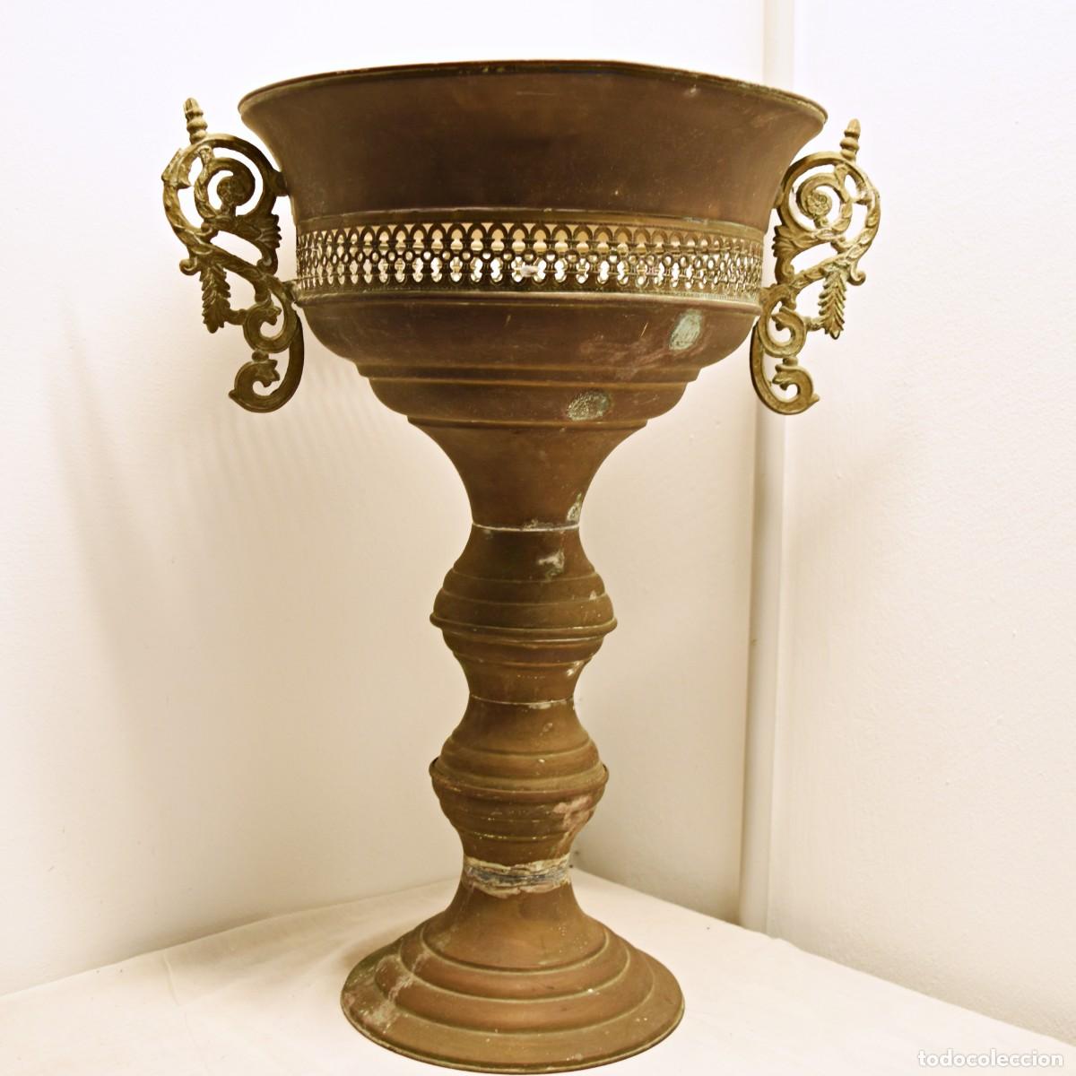 Antig&uuml;edades: Copa ornamental jardinera - 51 cm - Foto 10