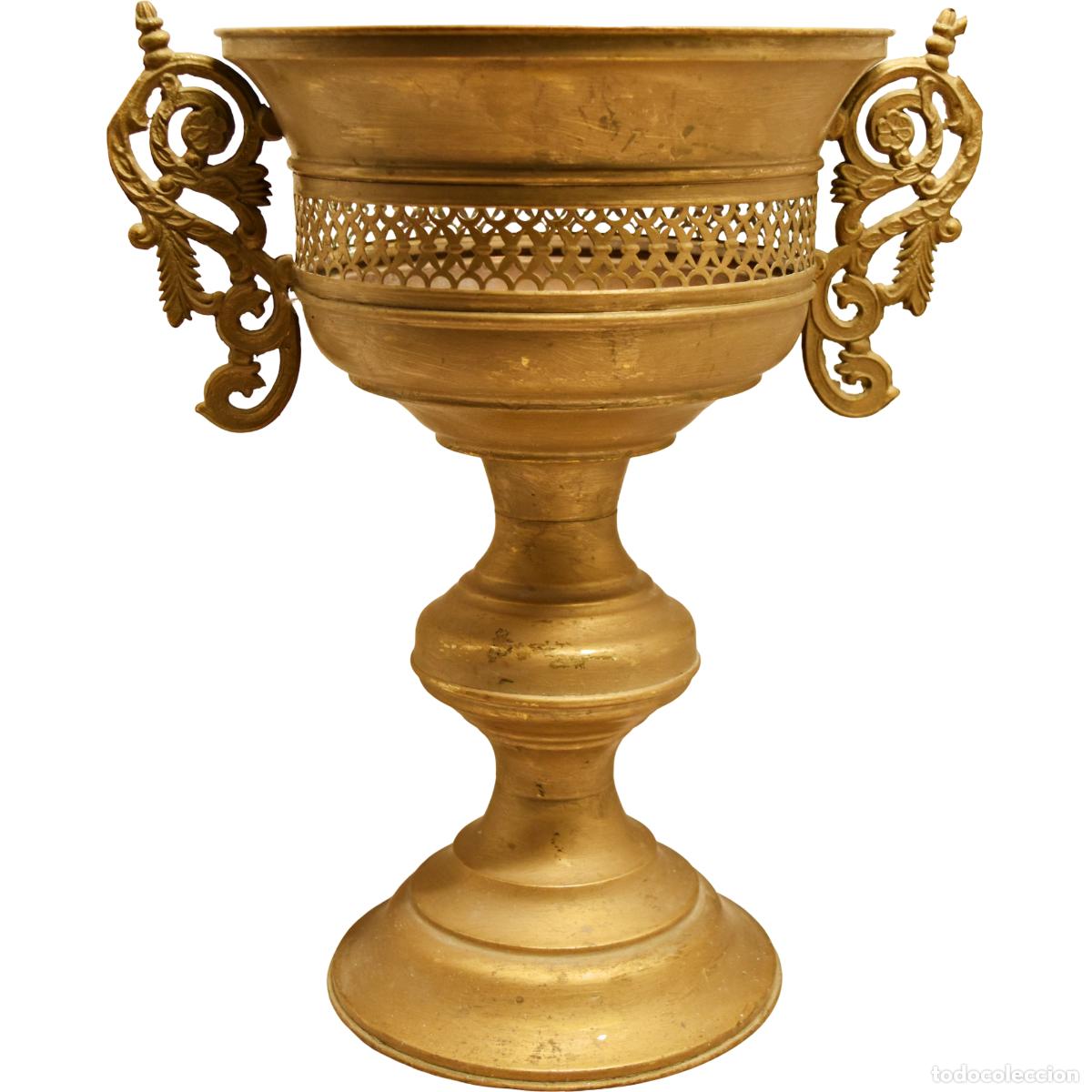 Antig&uuml;edades: Copa ornamental jardinera - 40,5 cm - Foto 2