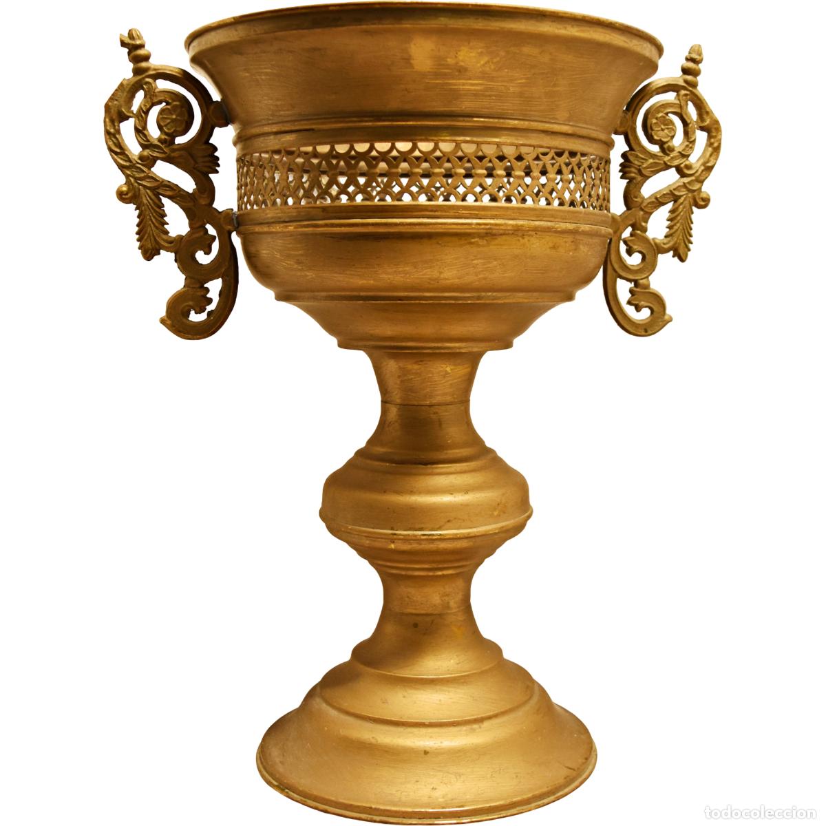 Antig&uuml;edades: Copa ornamental jardinera - 40,5 cm - Foto 3