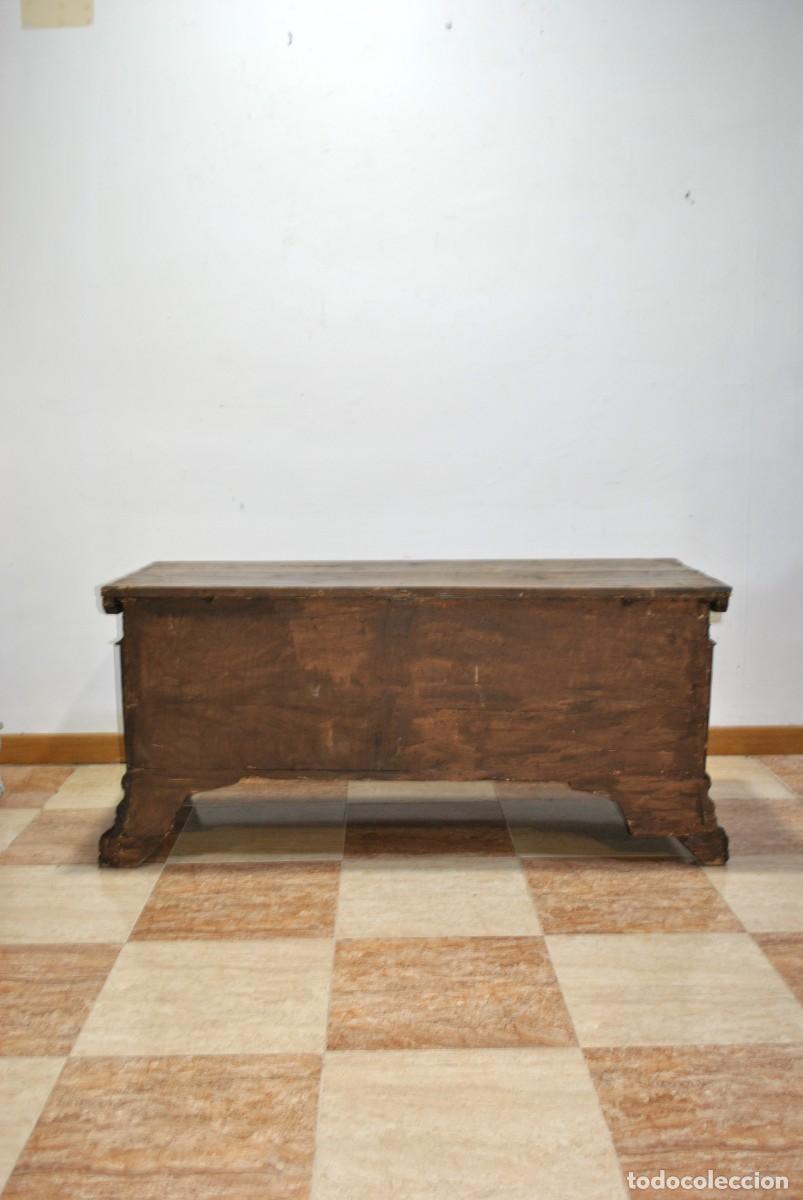 Antig&uuml;edades: ARC&Oacute;N TALLADO MADERA NOGAL - Foto 9