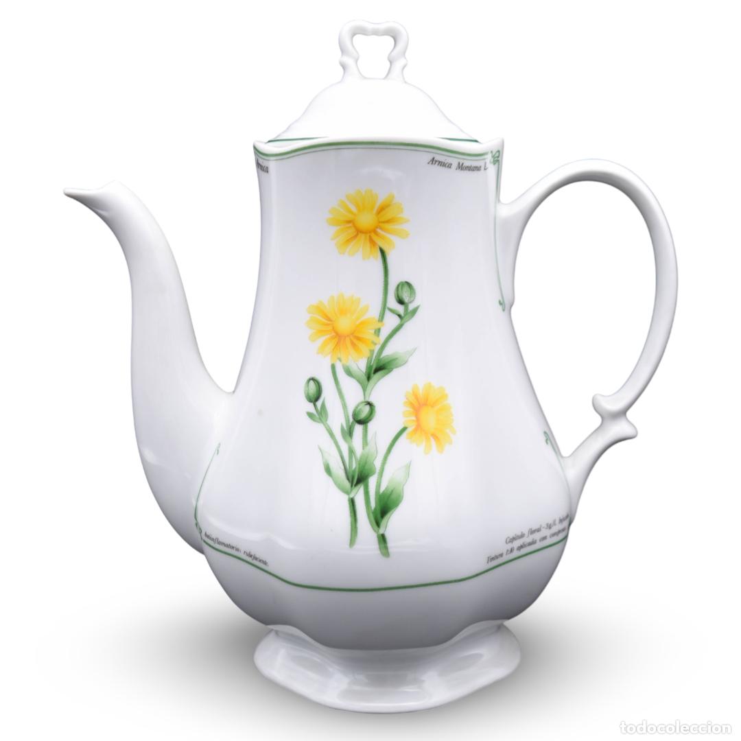 Antig&uuml;edades: Tetera de porcelana - Flora - Foto 1