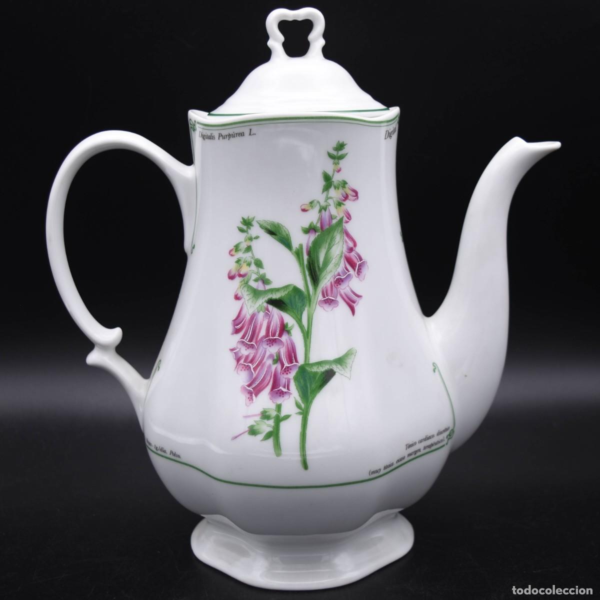 Antig&uuml;edades: Tetera de porcelana - Flora - Foto 2