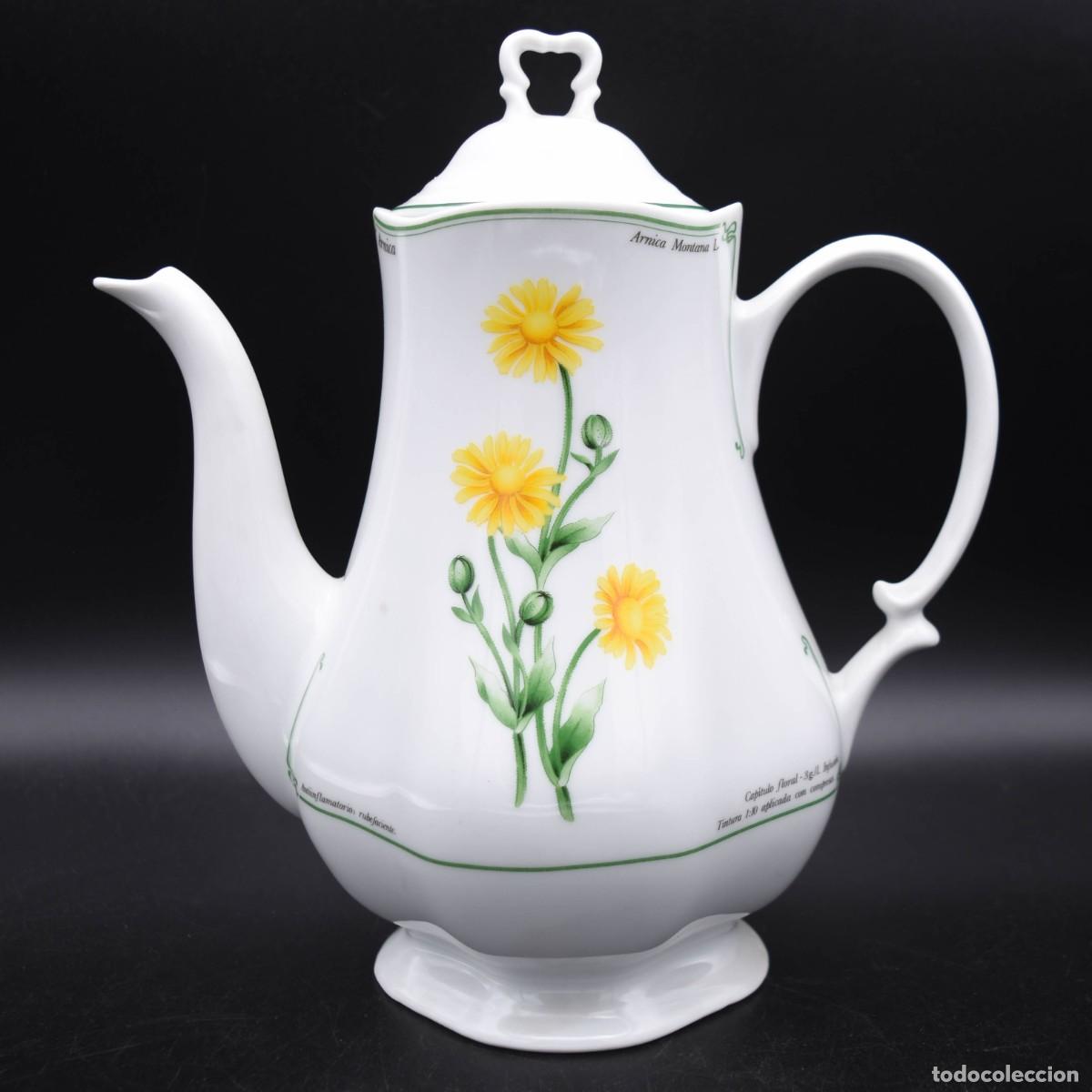 Antig&uuml;edades: Tetera de porcelana - Flora - Foto 3