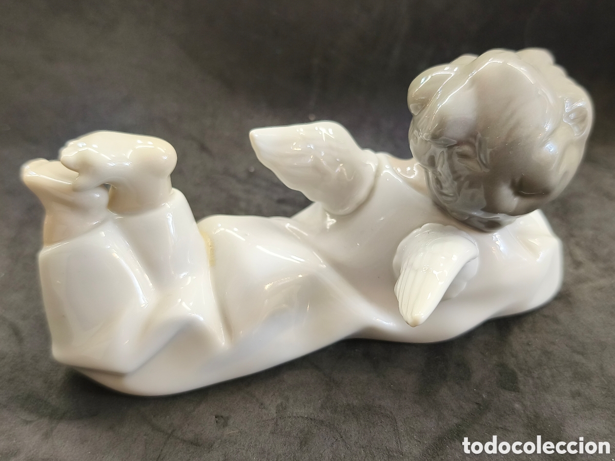 Antig&uuml;edades: Figura &Aacute;ngel de lladro 14cm - Foto 2