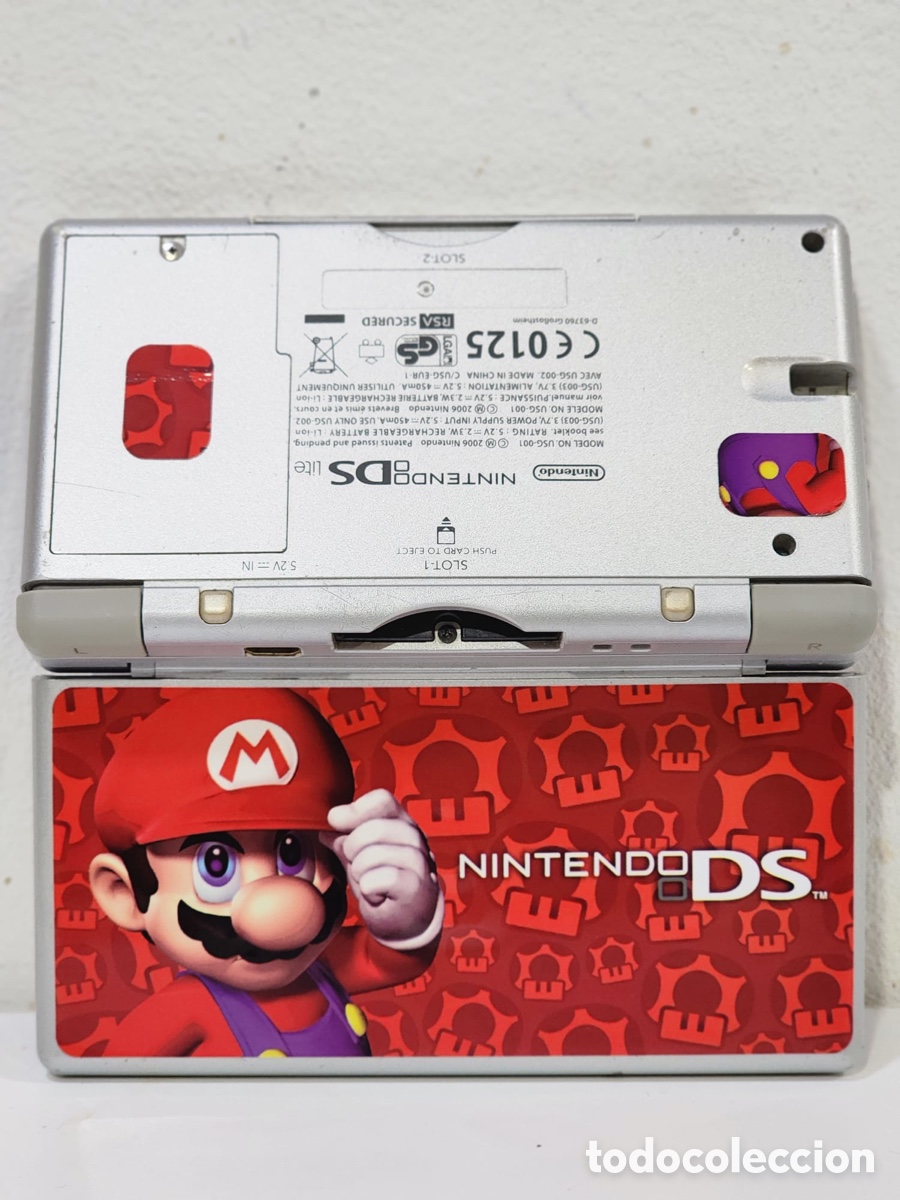Antig&uuml;edades: Nintendo DS Lite Gris Pack Completo + Juego - Foto 3