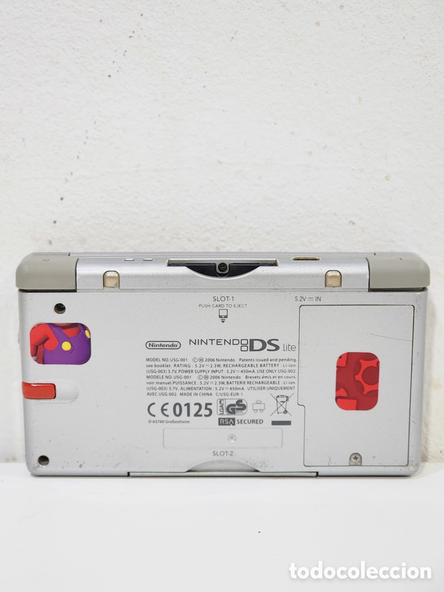 Antig&uuml;edades: Nintendo DS Lite Gris Pack Completo + Juego - Foto 4