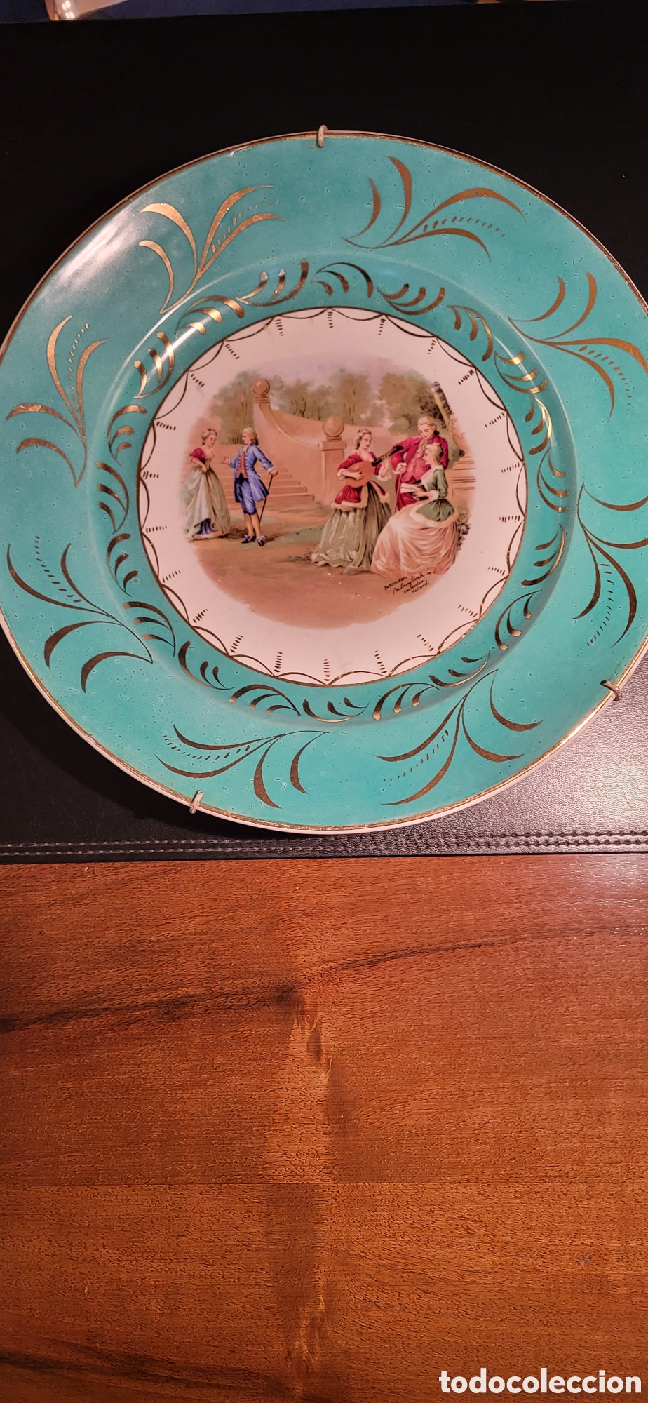 Antig&uuml;edades: Plato de porcelana de LIMOGES - Foto 1