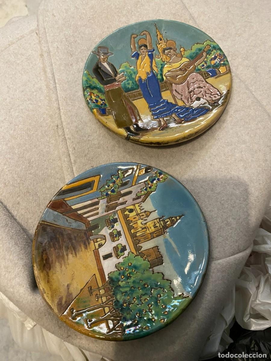 Antig&uuml;edades: 2 platillos de triana - Foto 1