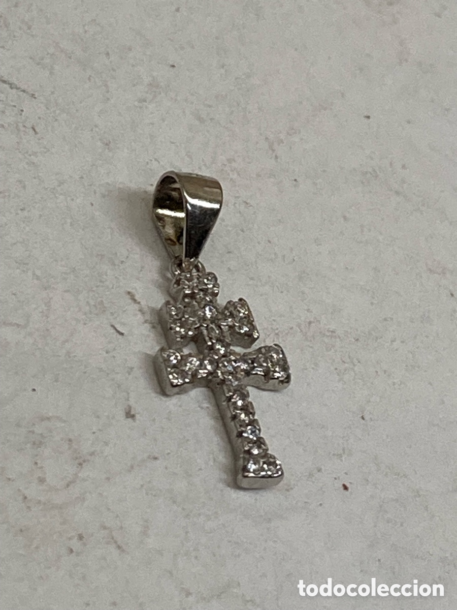 Antig&uuml;edades: Cruz de plata religiosa C511 - Foto 1