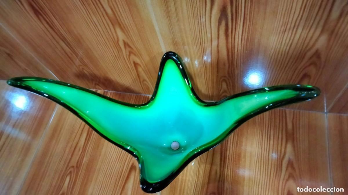 Antig&uuml;edades: precioso centro de mesa de cristal - Foto 6