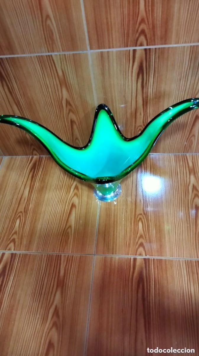 Antig&uuml;edades: precioso centro de mesa de cristal - Foto 9