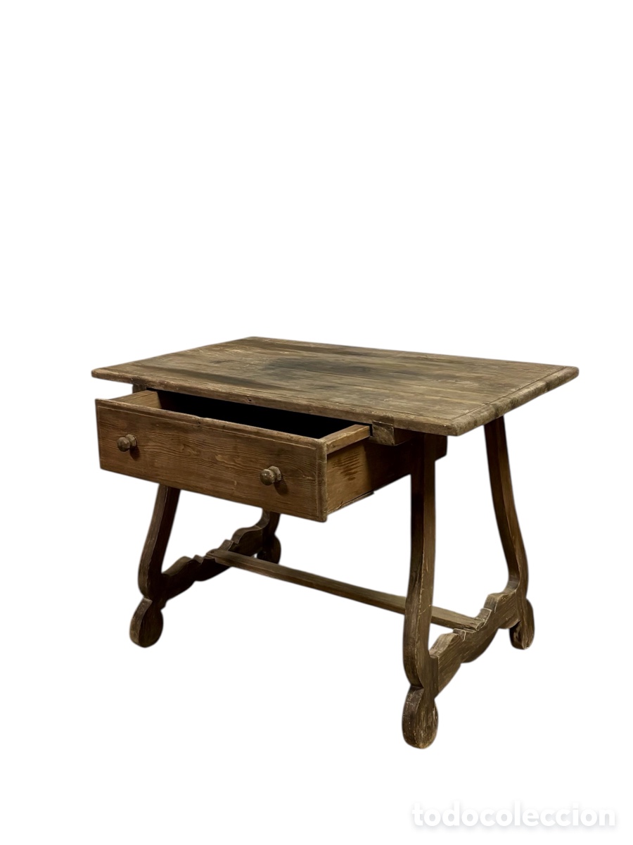 Antig&uuml;edades: Mesa r&uacute;stica catalana Circa 1.850. - Foto 3