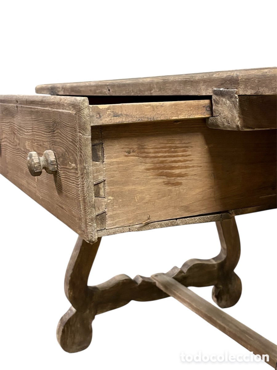 Antig&uuml;edades: Mesa r&uacute;stica catalana Circa 1.850. - Foto 4