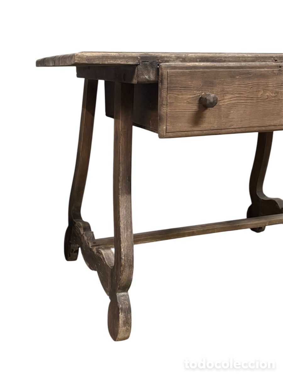 Antig&uuml;edades: Mesa r&uacute;stica catalana Circa 1.850. - Foto 10