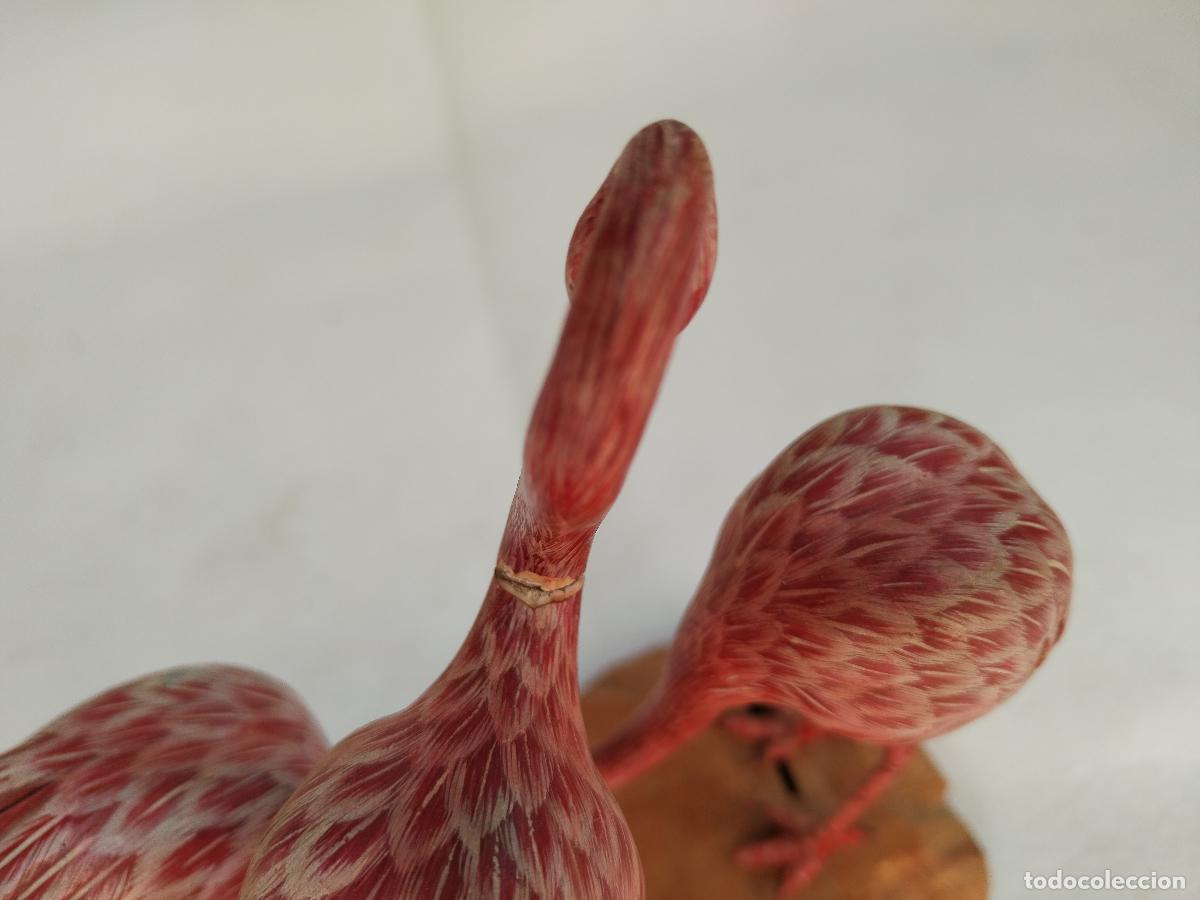 Antig&uuml;edades: flamencos figura de madera - Foto 6