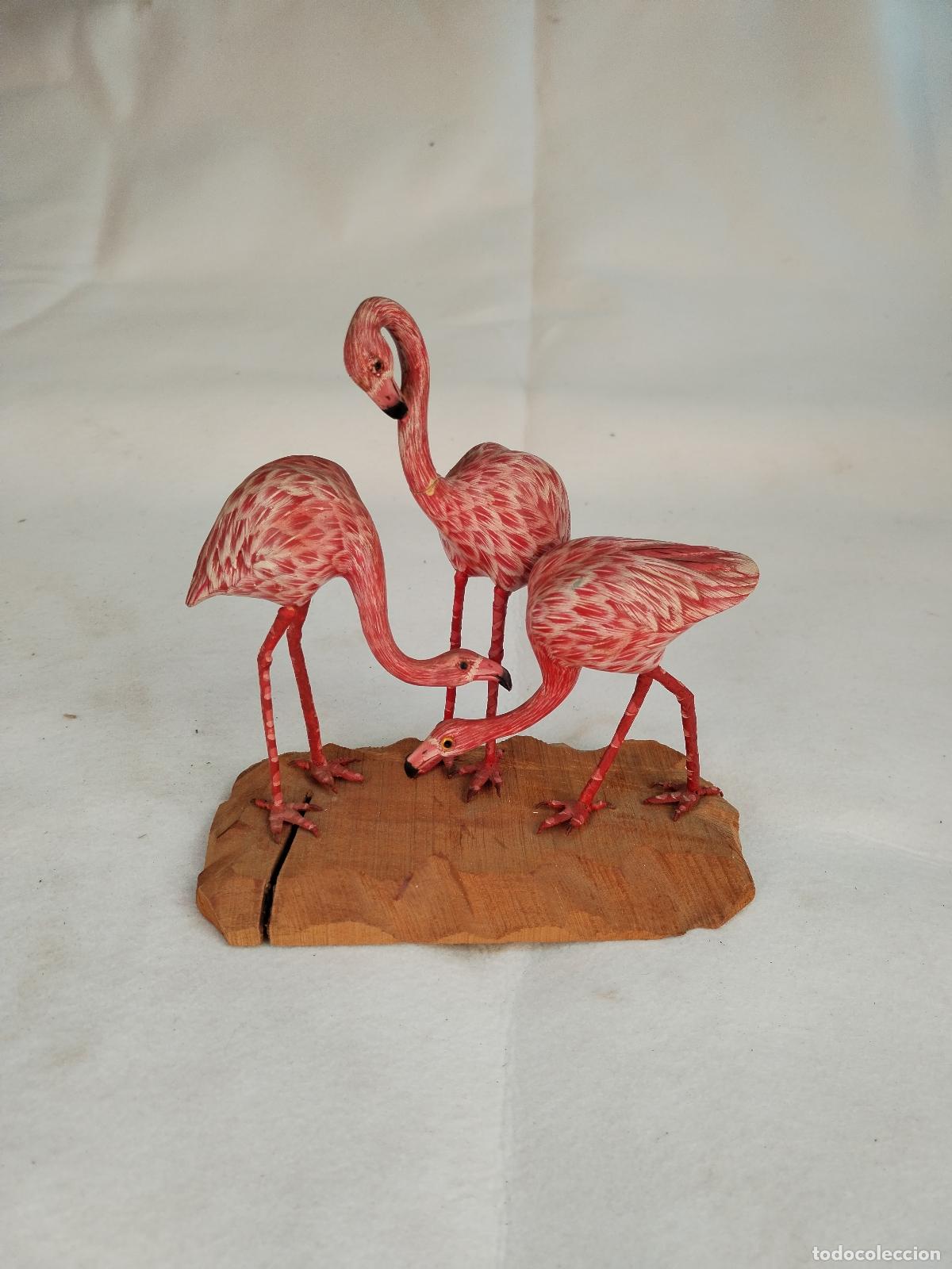 Antig&uuml;edades: flamencos figura de madera - Foto 8