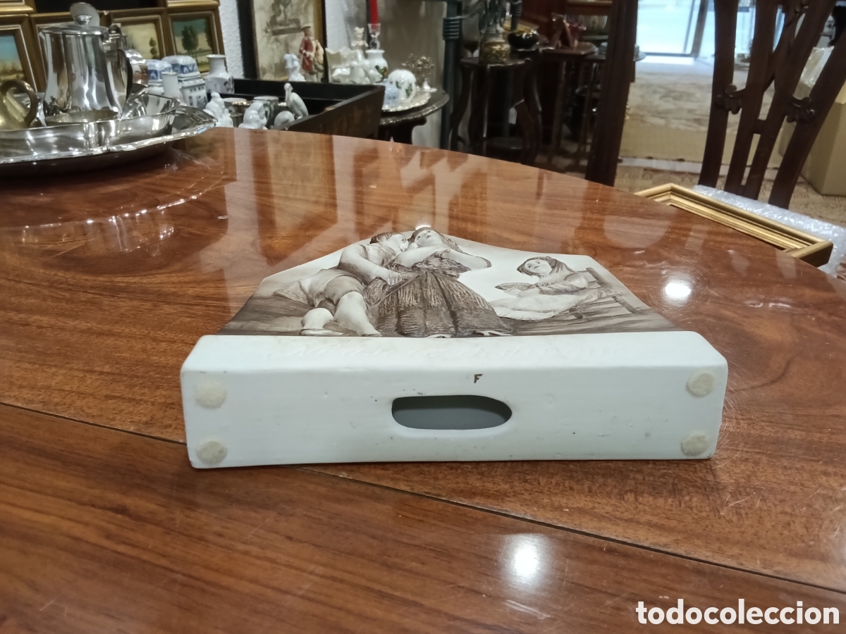 Antig&uuml;edades: Biscuit Algora los caprichos de Goya - Foto 5