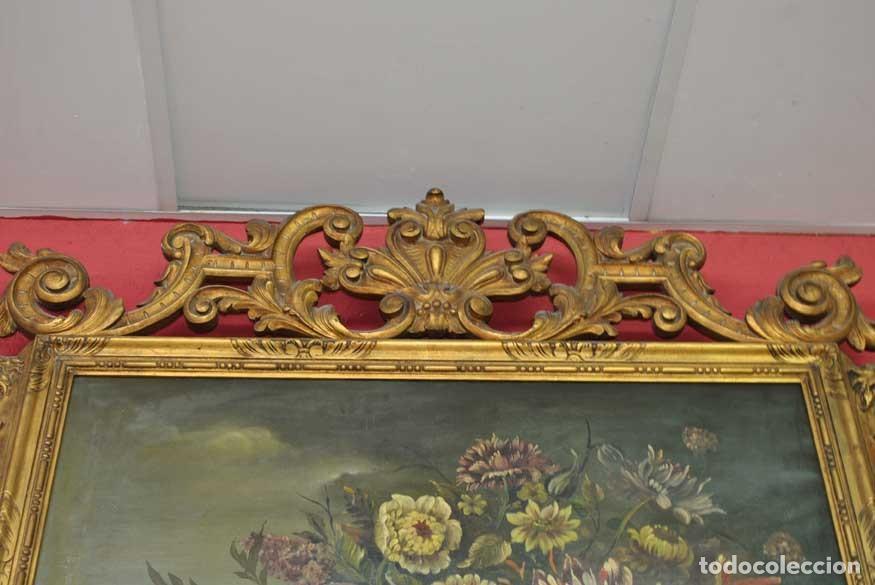 Antig&uuml;edades: ESPEJO TRUMEAU BODEG&Oacute;N FLORES - Foto 6