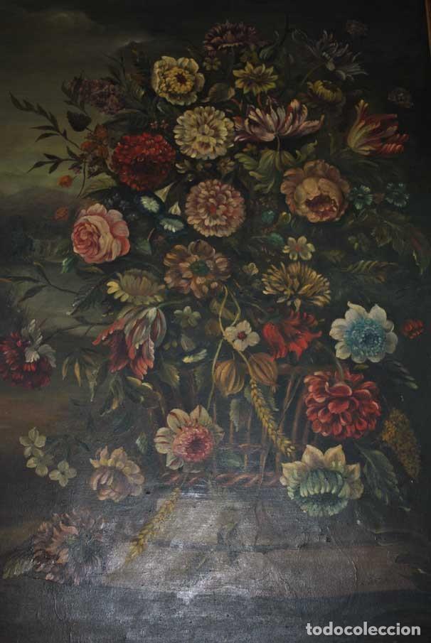 Antig&uuml;edades: ESPEJO TRUMEAU BODEG&Oacute;N FLORES - Foto 8