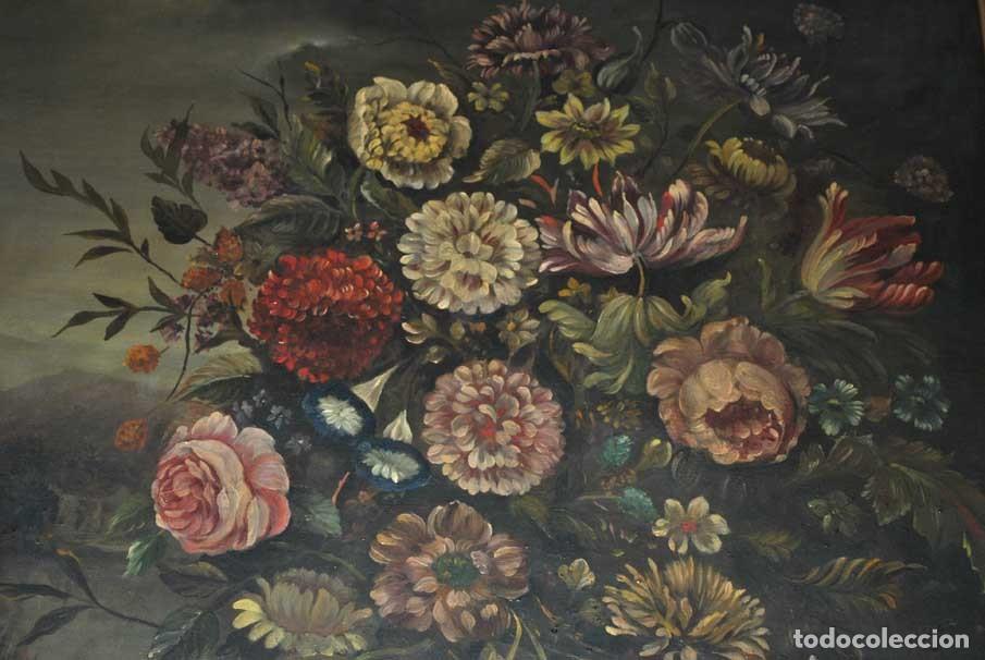Antig&uuml;edades: ESPEJO TRUMEAU BODEG&Oacute;N FLORES - Foto 9