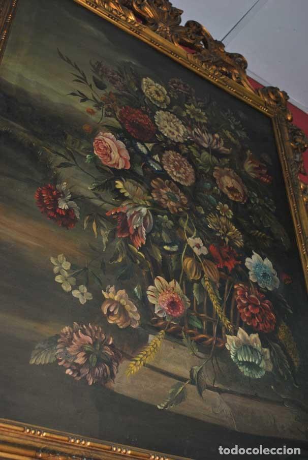 Antig&uuml;edades: ESPEJO TRUMEAU BODEG&Oacute;N FLORES - Foto 10