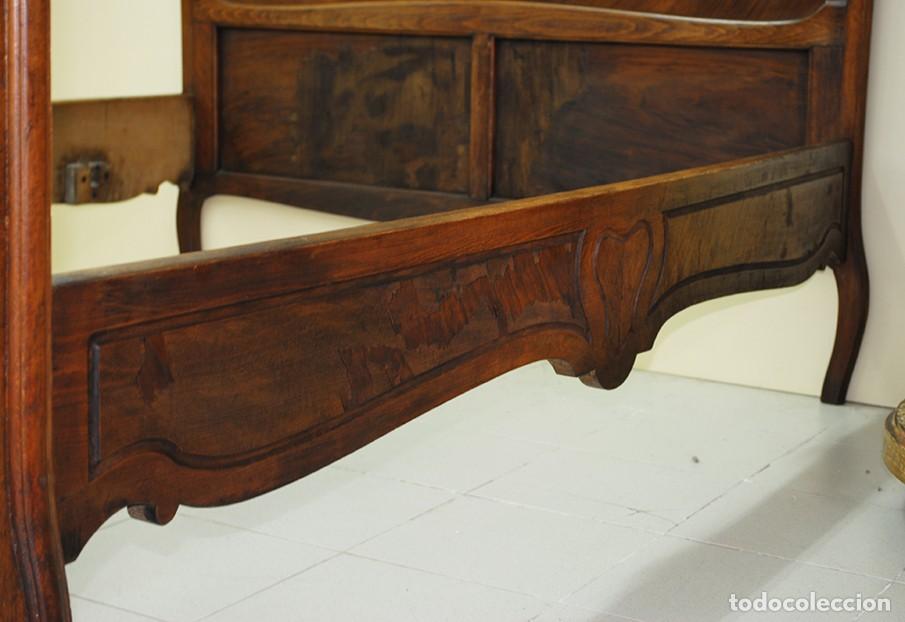 Antig&uuml;edades: CAMA ANTIGUA COMPLETA ESTILO LUIS XV - Foto 8