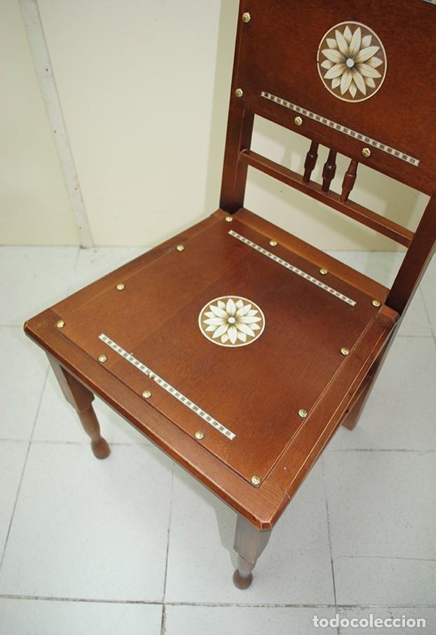 Antig&uuml;edades: CONJUNTO DE 6 SILLAS MODERNISTAS - Foto 10