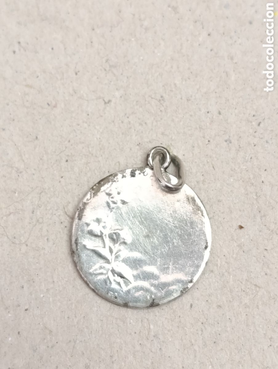 Antig&uuml;edades: MEDALLA DE PLATA SAN CRISTOBAL. - Foto 2