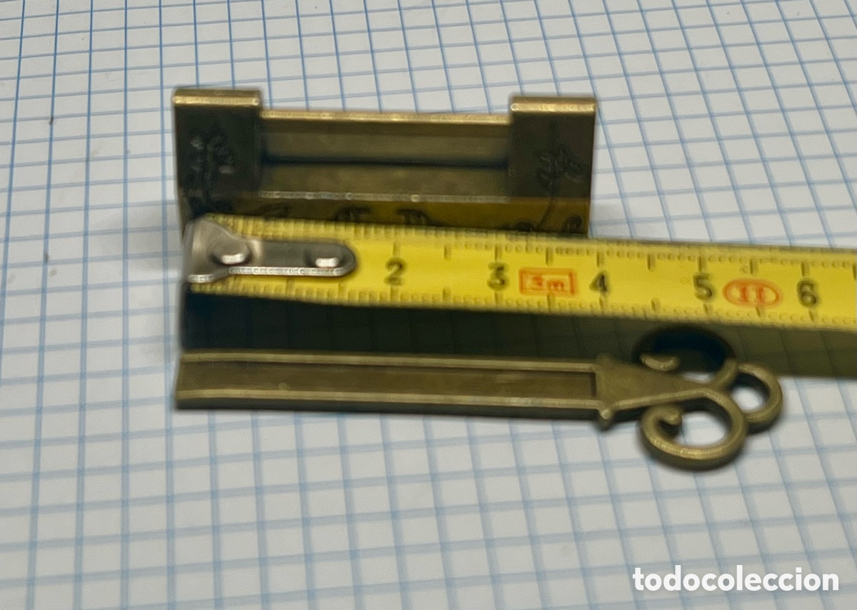 Antig&uuml;edades: CANDADO CHINO DE BRONCE CON LLAVE - Foto 4