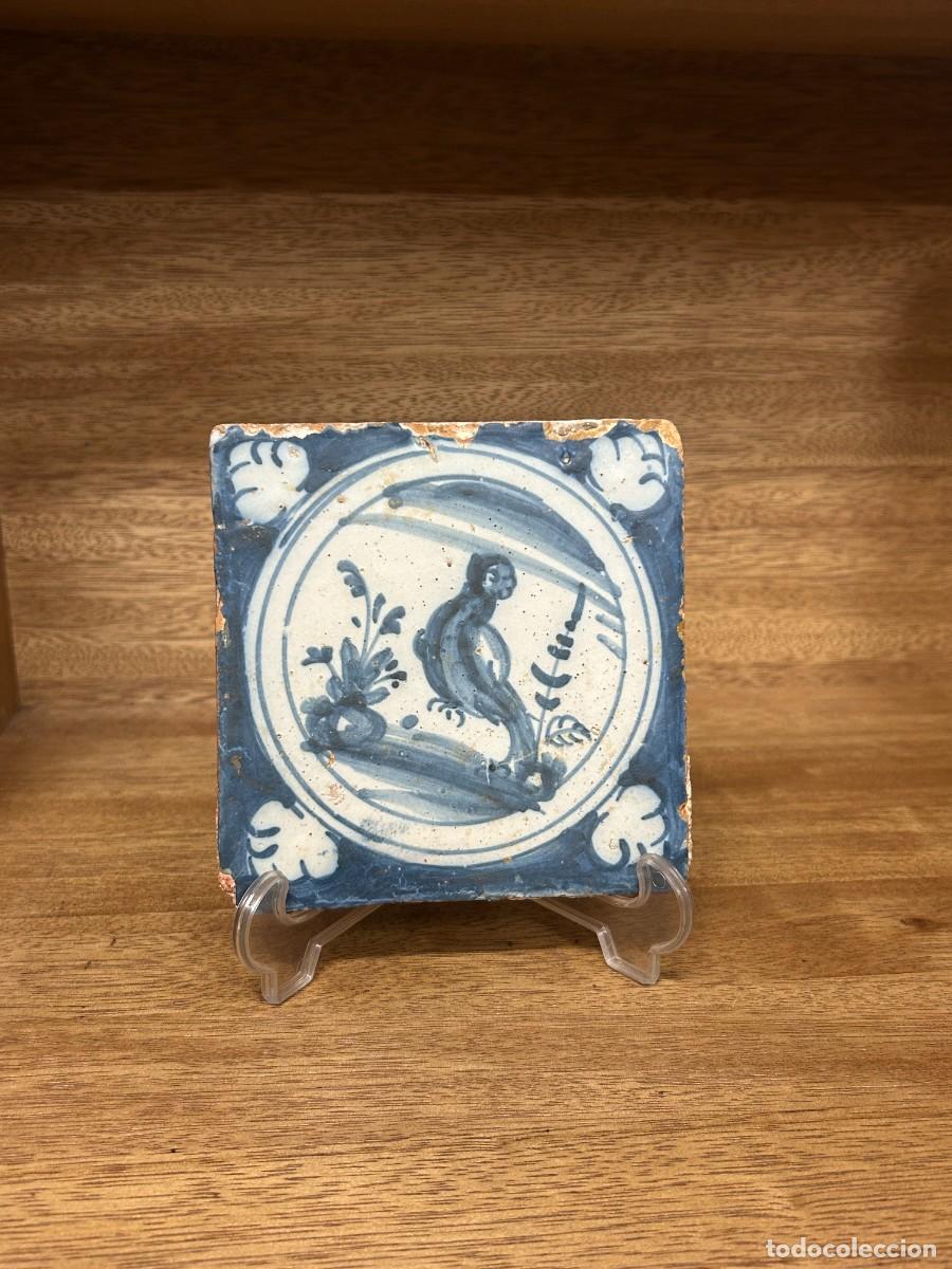 Antig&uuml;edades: Antiguo Azulejo Triana Monocromo - Foto 1