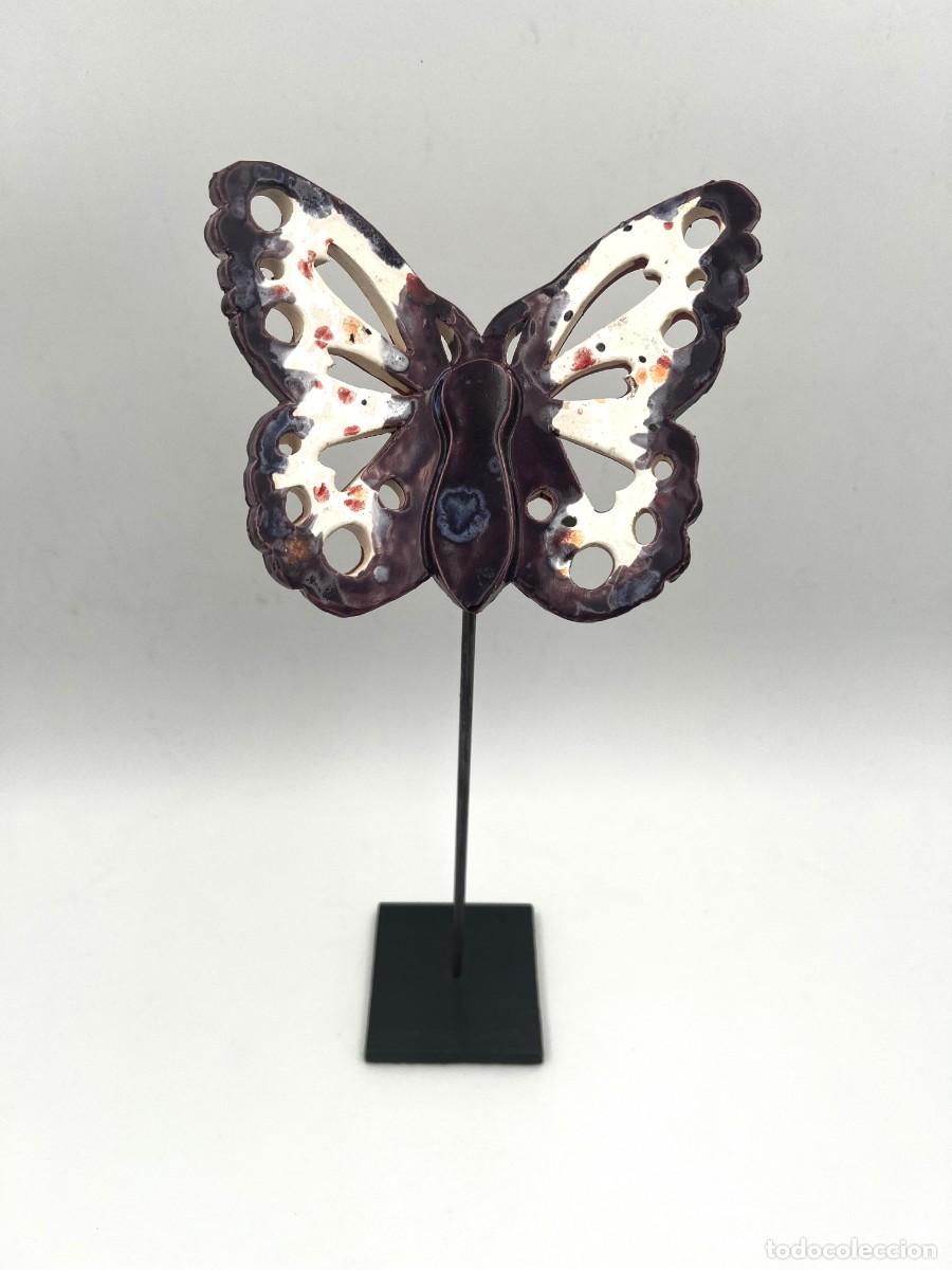 Antig&uuml;edades: Mariposa morada con un toque de marfil - Foto 4