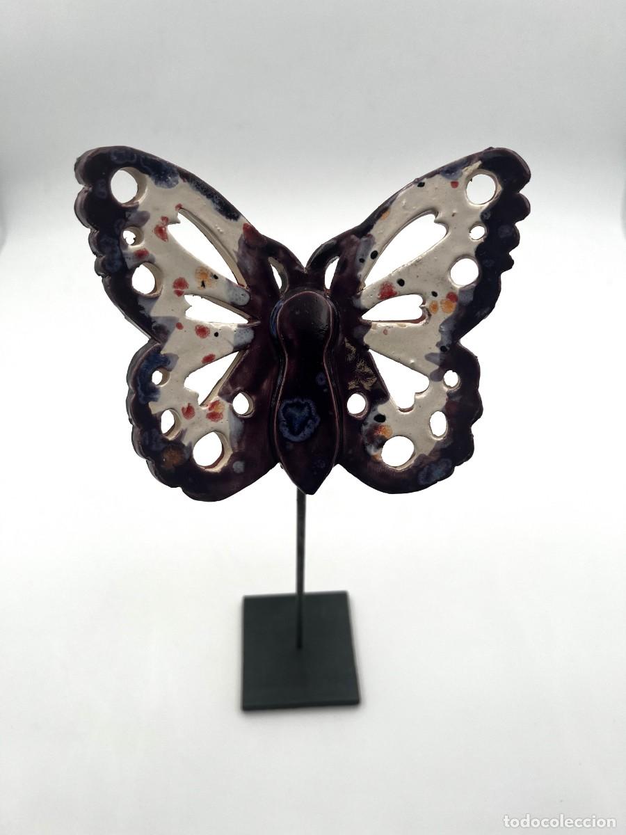 Antig&uuml;edades: Mariposa morada con un toque de marfil - Foto 5