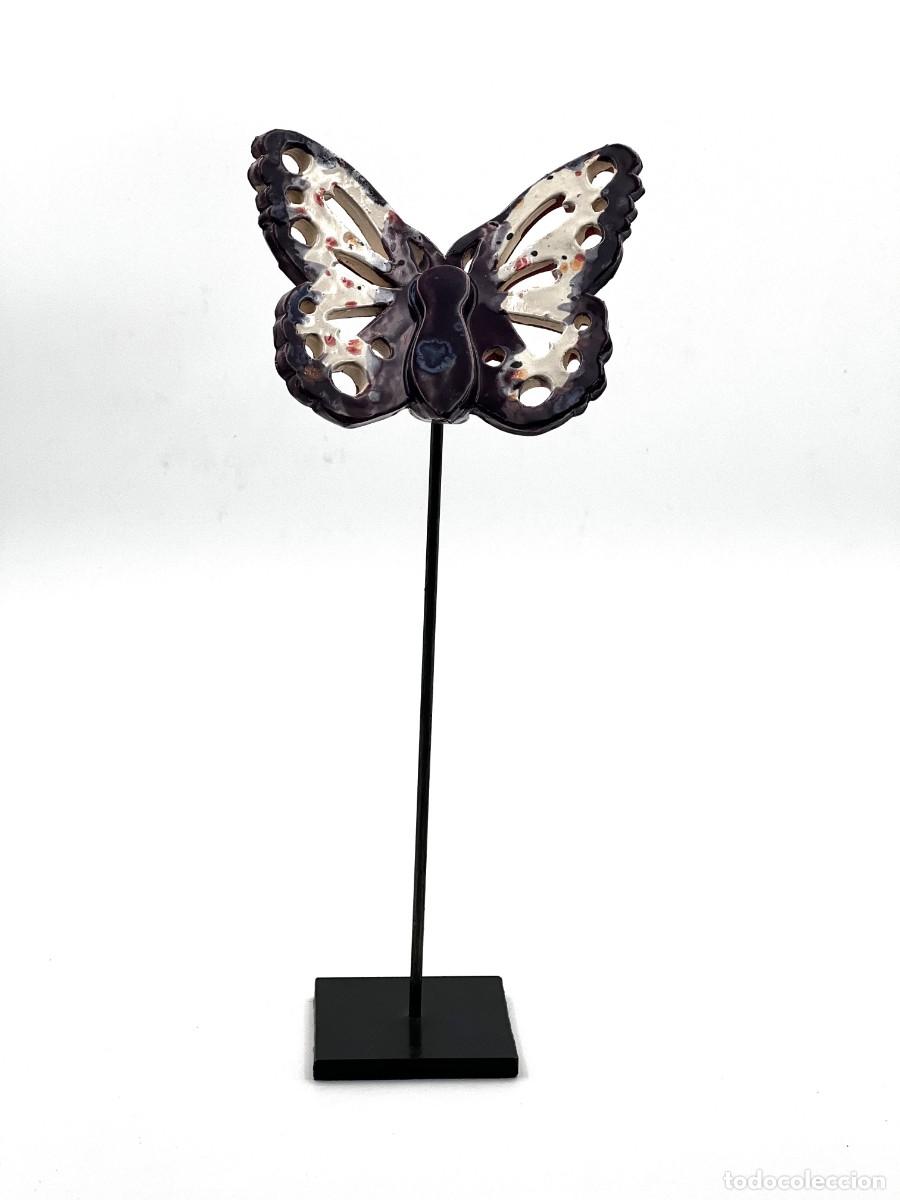 Antig&uuml;edades: Mariposa morada con un toque de marfil - Foto 6