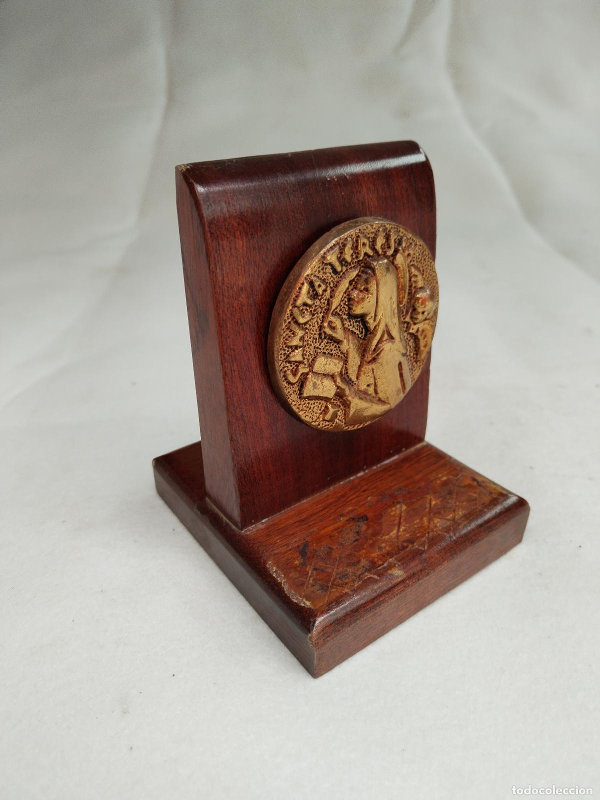 Antig&uuml;edades: santa teresa metopa de bronce - c183 - Foto 3