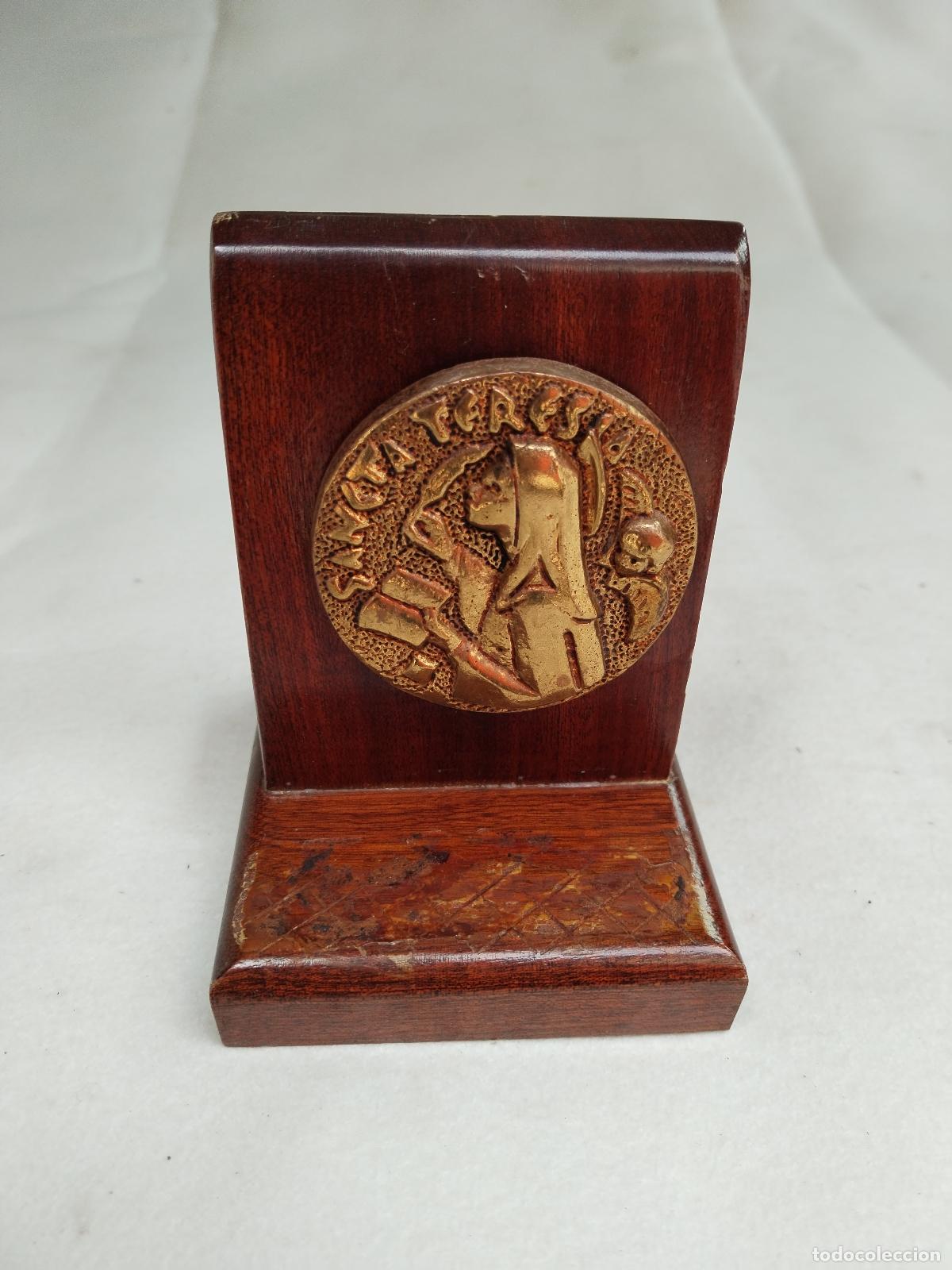 Antig&uuml;edades: santa teresa metopa de bronce - c183 - Foto 4