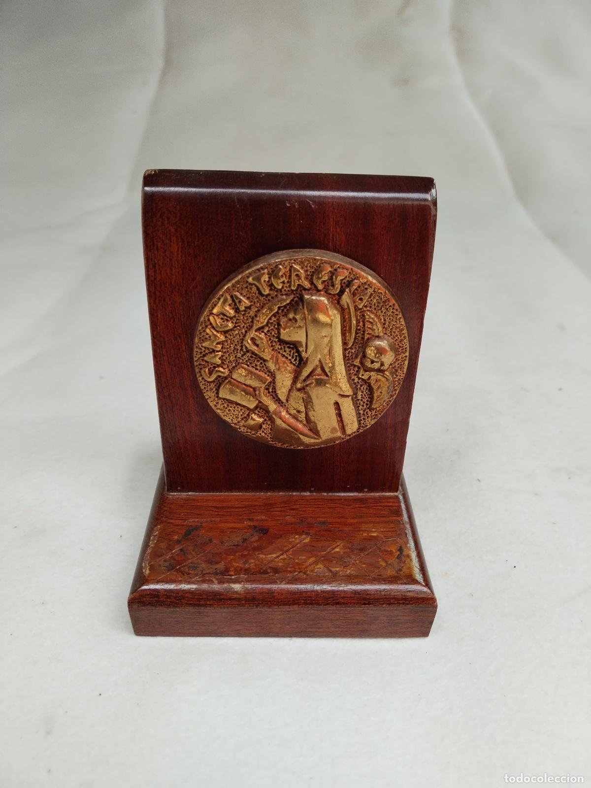 Antig&uuml;edades: santa teresa metopa de bronce - c183 - Foto 7
