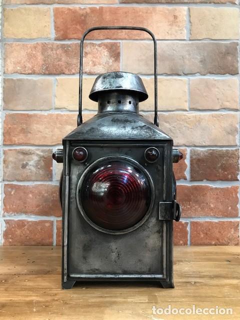 Antig&uuml;edades: Farol ferroviario antiguo - Foto 1