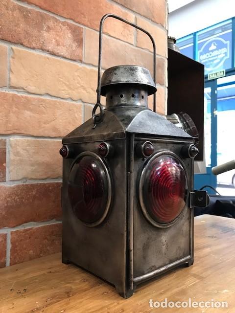 Antig&uuml;edades: Farol ferroviario antiguo - Foto 3